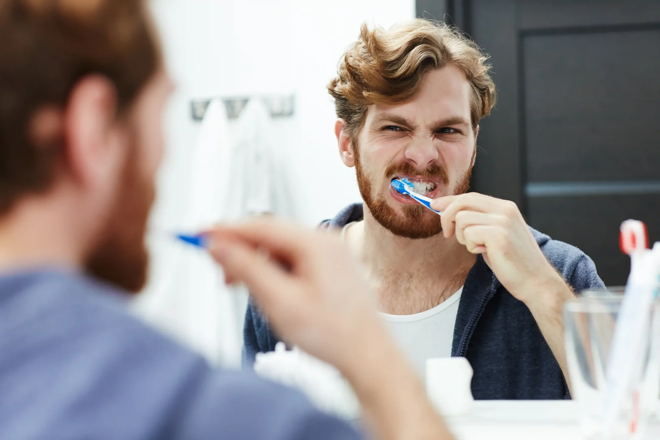 Pain after teeth cleaning compressed scaled
